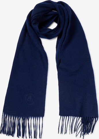 Écharpe CASH-MERE.CH en bleu : devant
