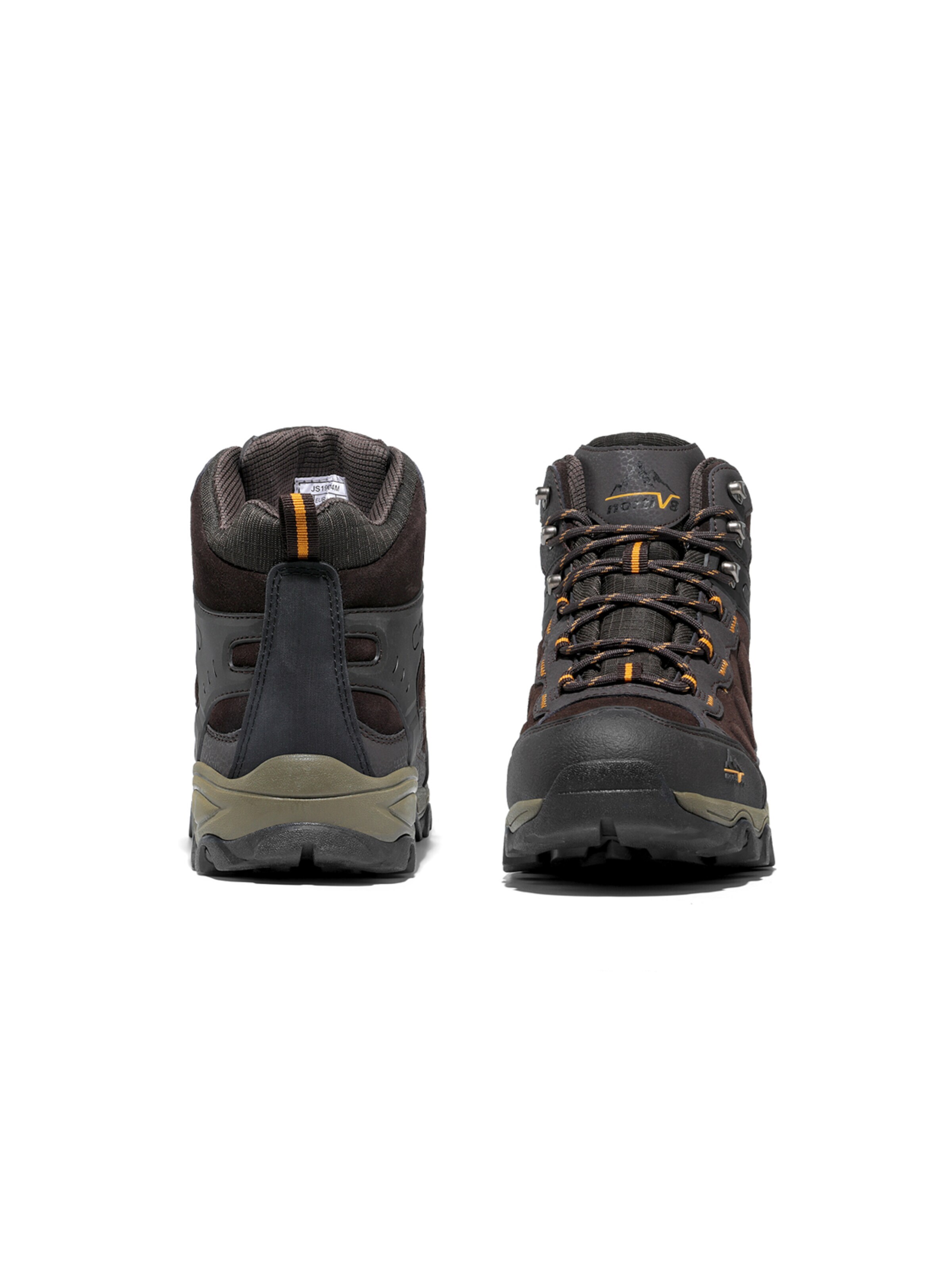 Boots 'NORTIV 8 Herren Wasserdichte Wanderschuhe Outdoor Mid Trekking Leichte Bergschuhe' di NORTIV 8 in marrone