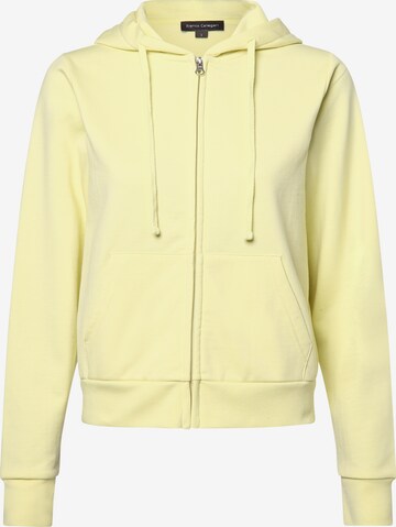 Franco Callegari Zip-Up Hoodie in Yellow: front