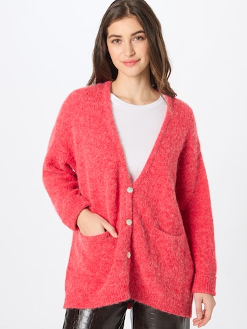 AMERICAN VINTAGE Knit cardigan 'EAST' in Red: front