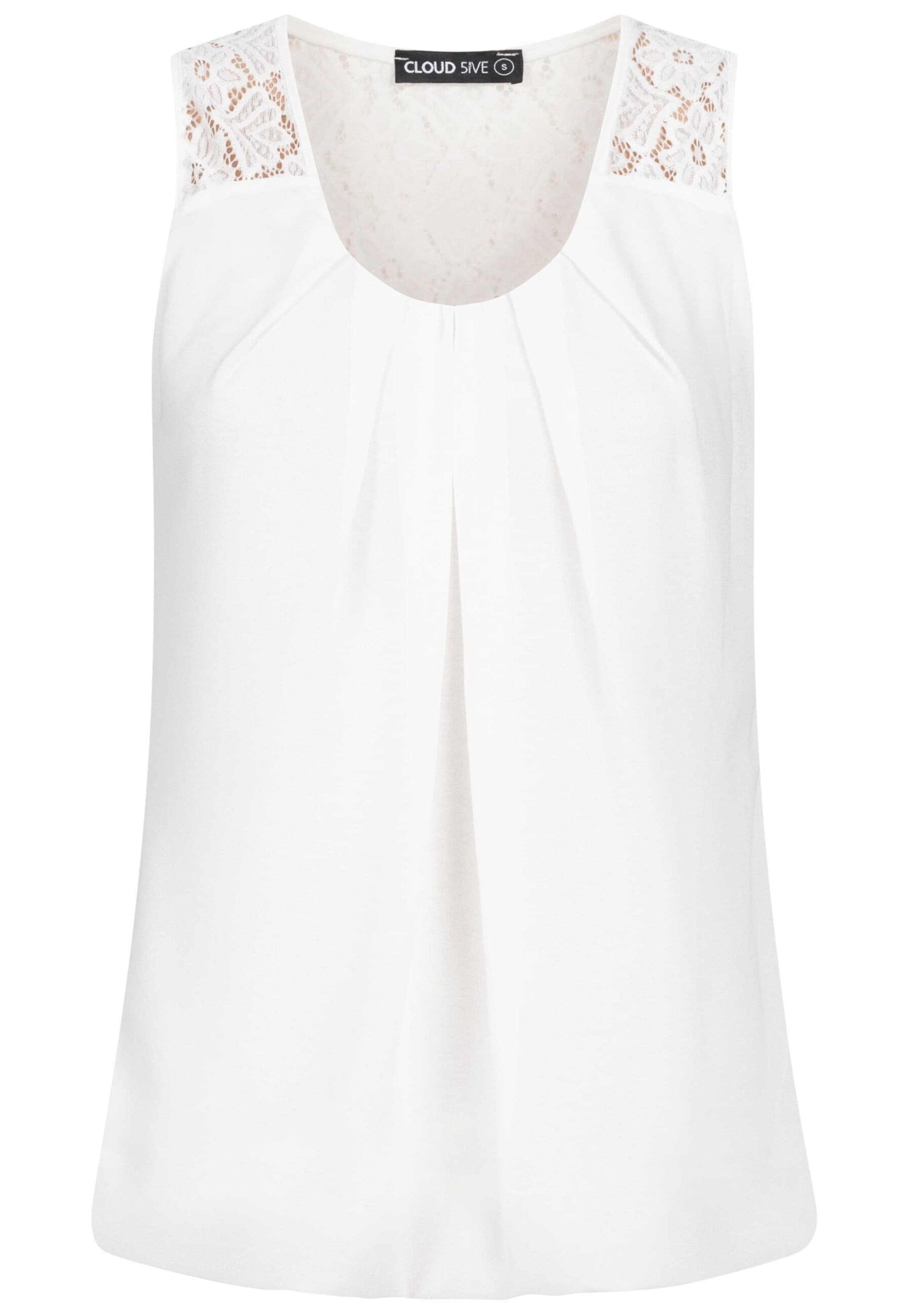 Camicia da donna di Cloud5ive in bianco: frontale