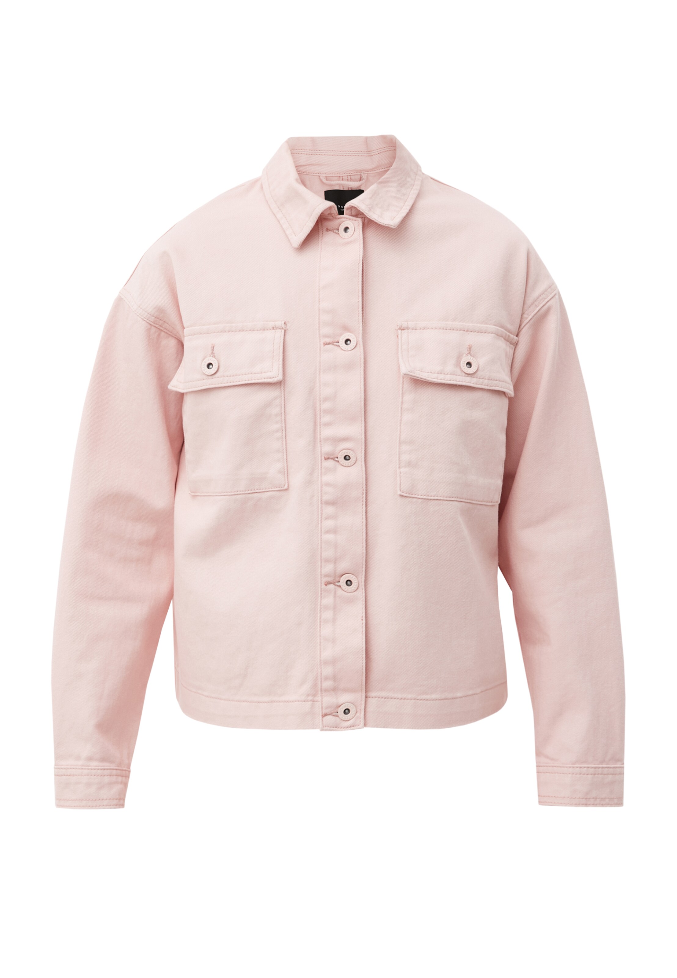 Finn Flare Jeansjacke 'Denim' in Pink: Vorderseite