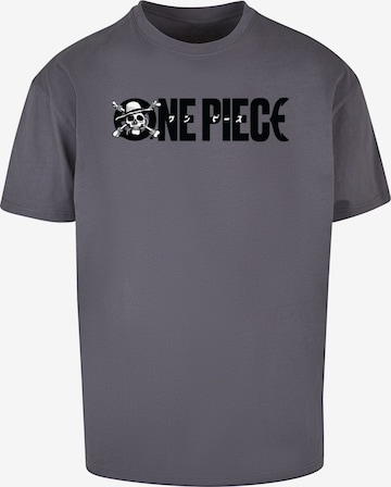 T-Shirt 'One Piece Jolly Roger' Merchcode en gris : devant