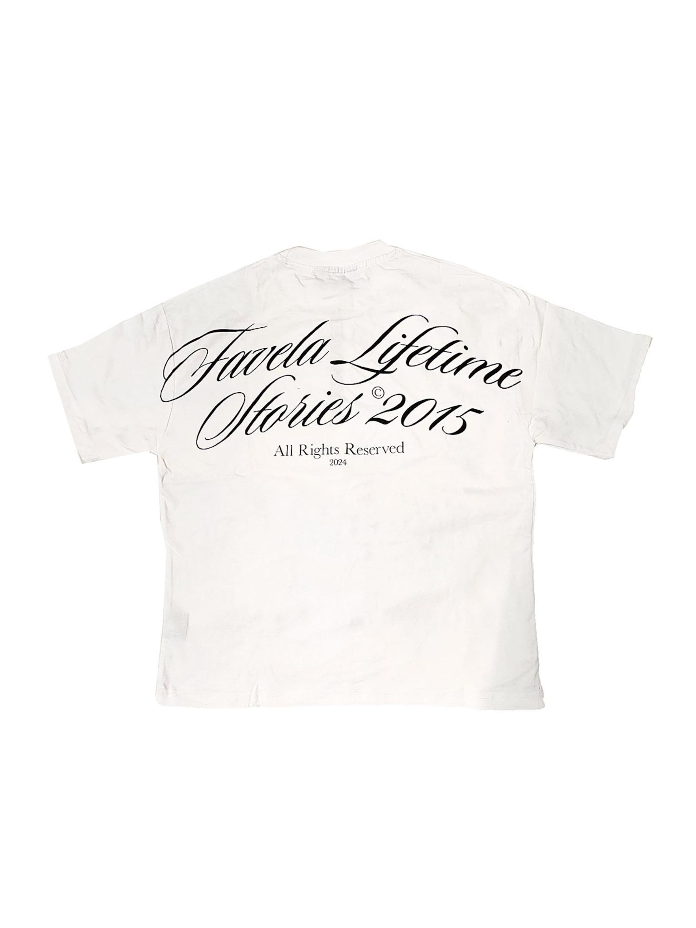 FAVELA Shirt 'Lifetime Storys' in White