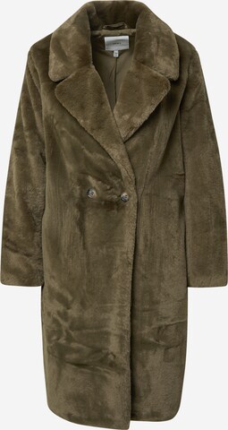 ICHI Between-Seasons Coat in Green: front