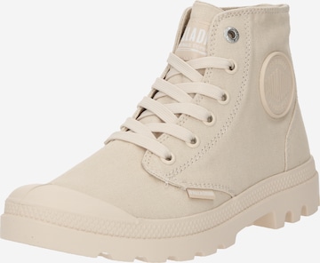 Palladium High-Top Sneakers 'MONO CHROME' in Beige: front