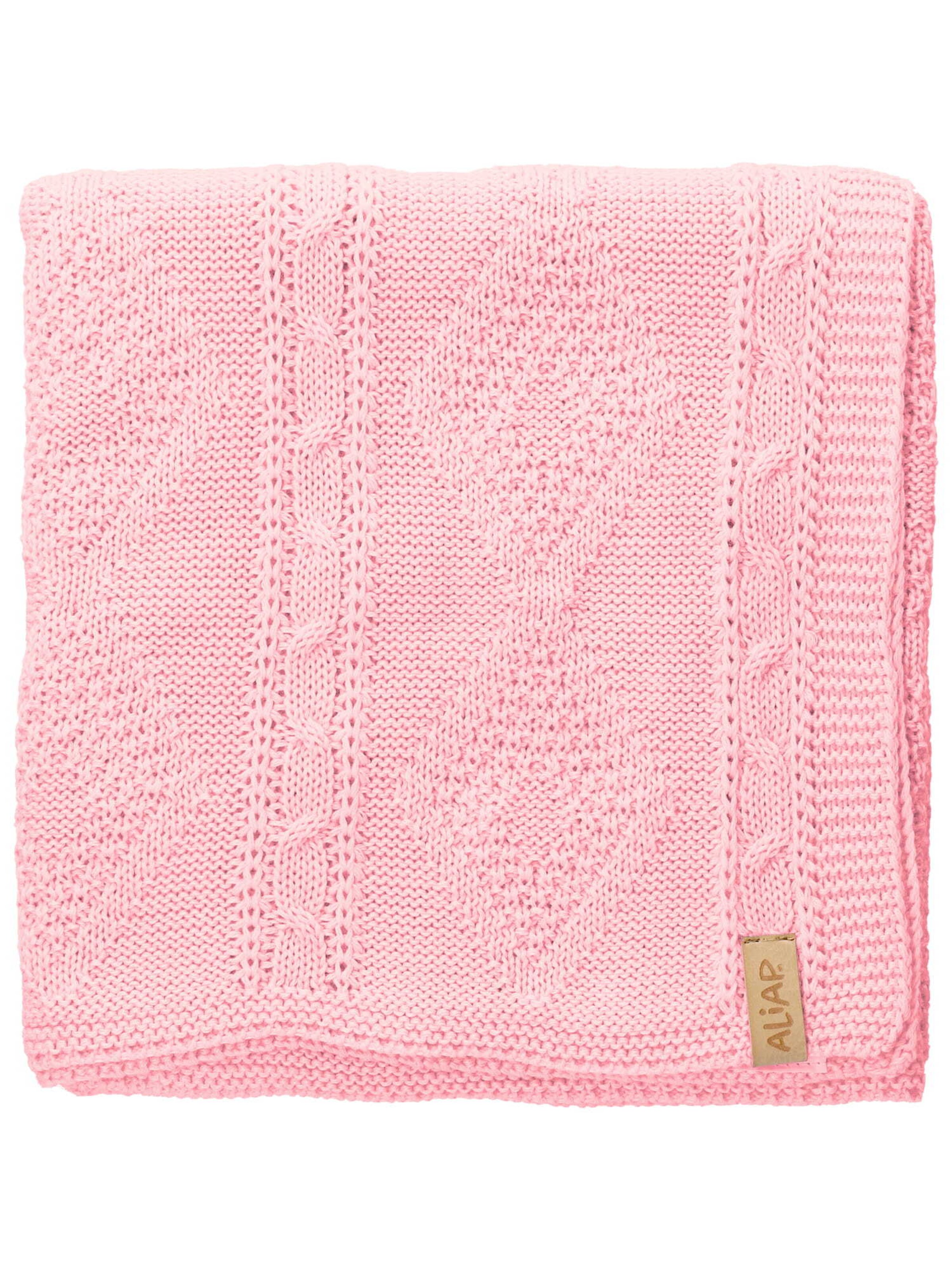 Couverture de bébé Aliap en rose : devant
