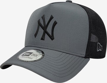 NEW ERA Pet 'New Era 9TWENTY Trucker MLB Cotton Canvas New York Yankees Cap' in Grijs: voorkant