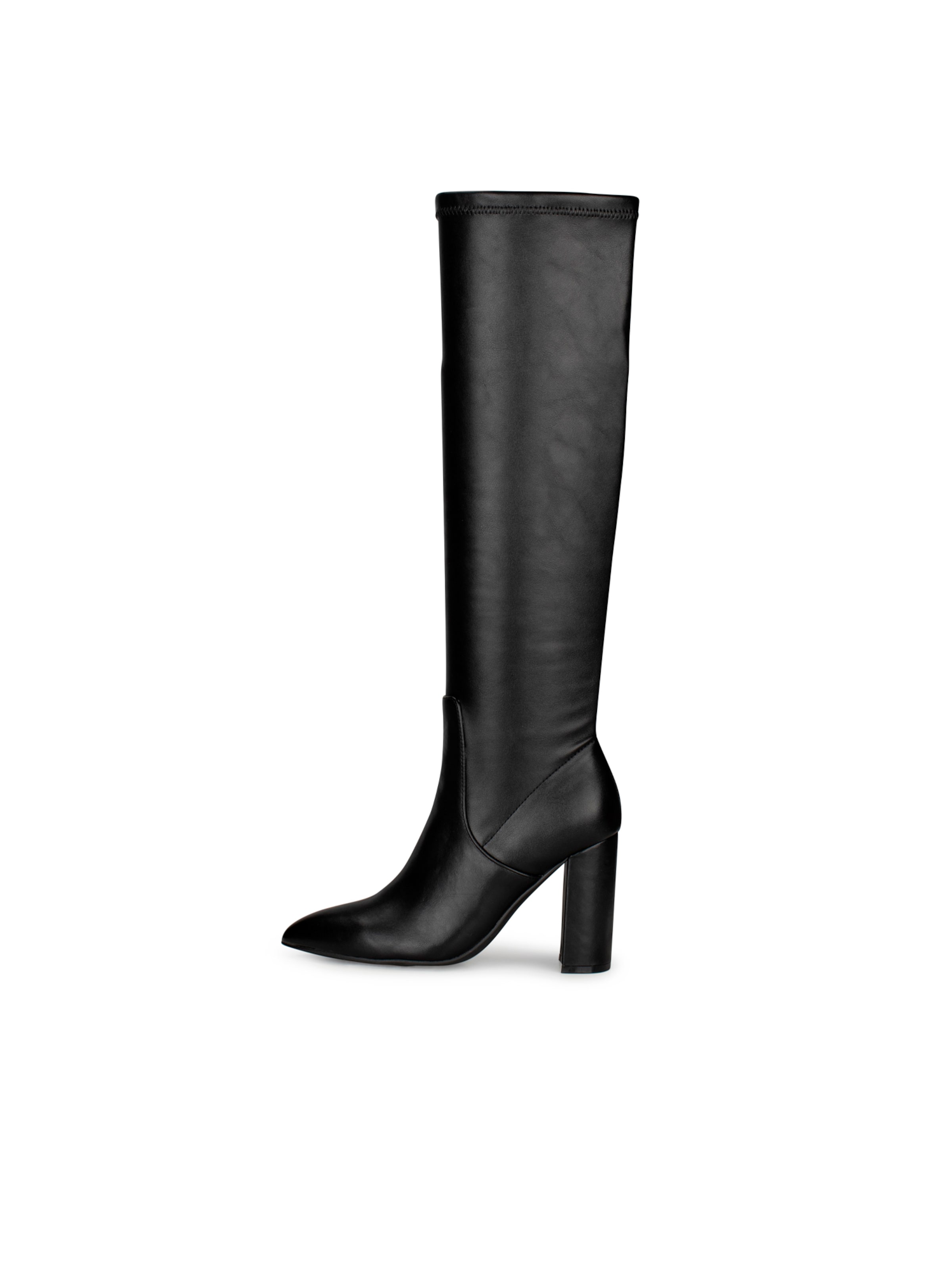 Bottes 'Lauren' POSH by Poelman en noir : devant