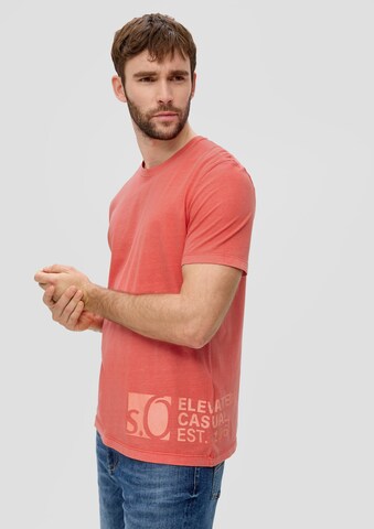 T-Shirt s.Oliver en orange : devant