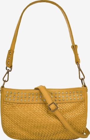 Samantha Look - Bolso de hombro en amarillo: frente