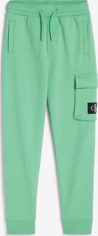 Pantalon Calvin Klein Jeans en vert : devant