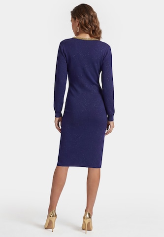 faina Jurk in Blauw