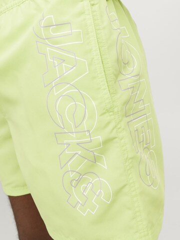JACK & JONES - Calções de banho 'JPSTFIJI' em verde