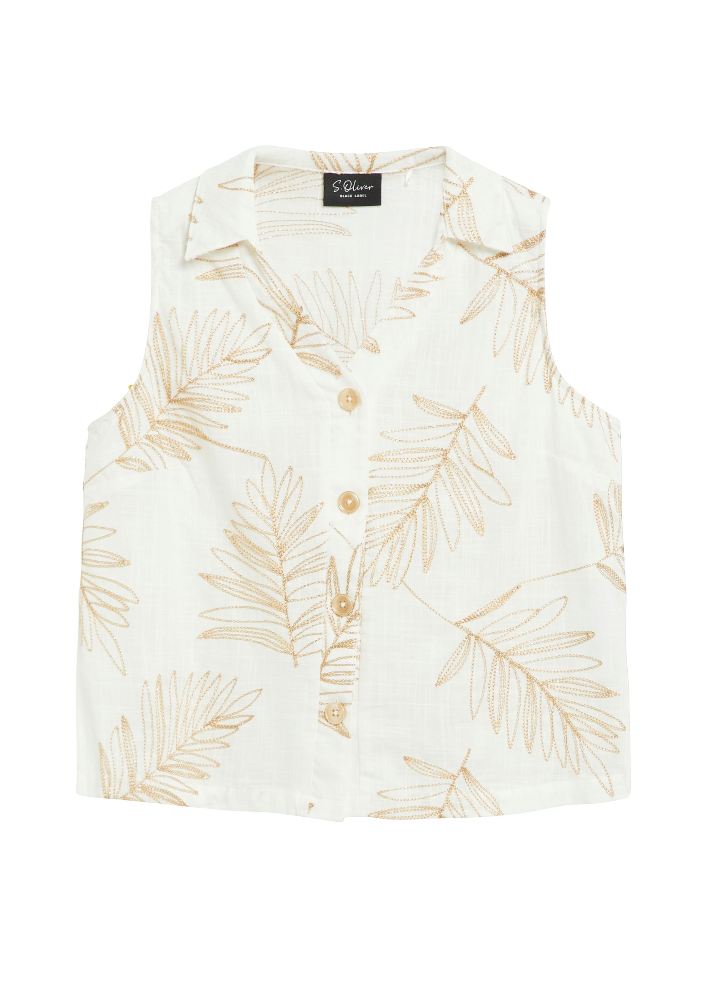 s.Oliver Blouse in Beige: front