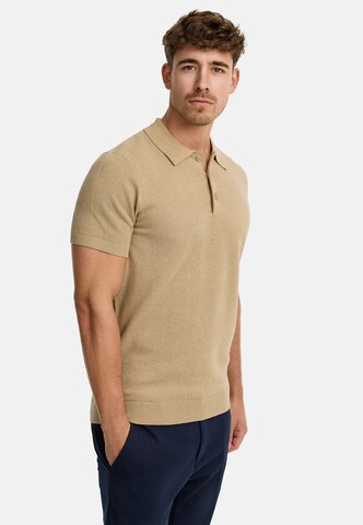 INDICODE JEANS Poloshirt 'Vorm' in Beige