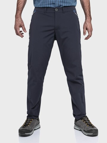 Regular Pantalon outdoor ' Hiking CIRC Pants Style Smue MNS ' Schöffel en bleu : devant