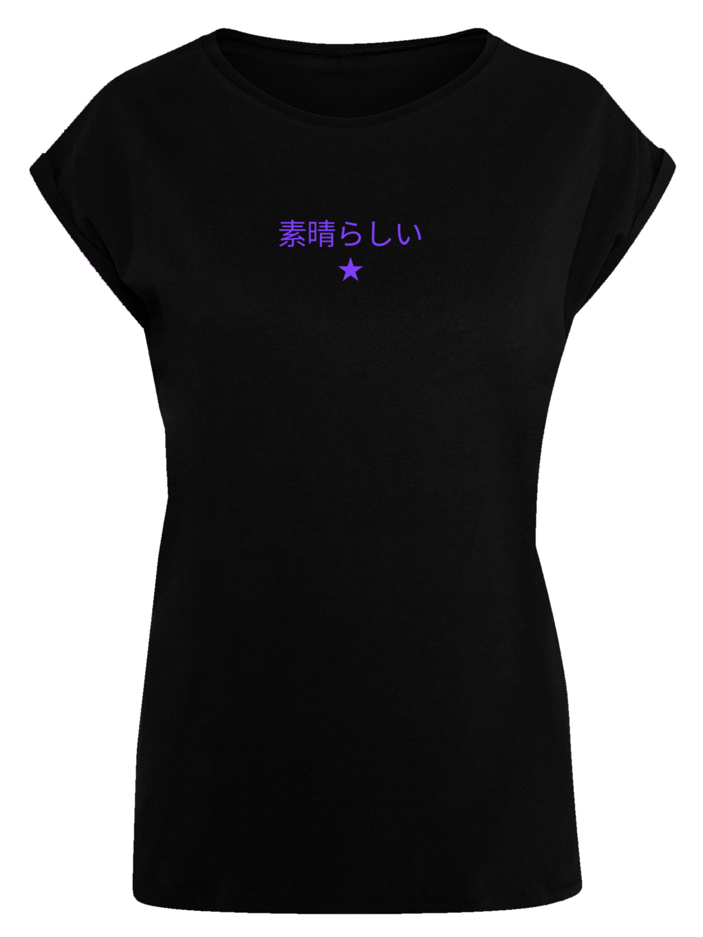 T-shirt 'Dragon Japan' F4NT4STIC en noir : devant