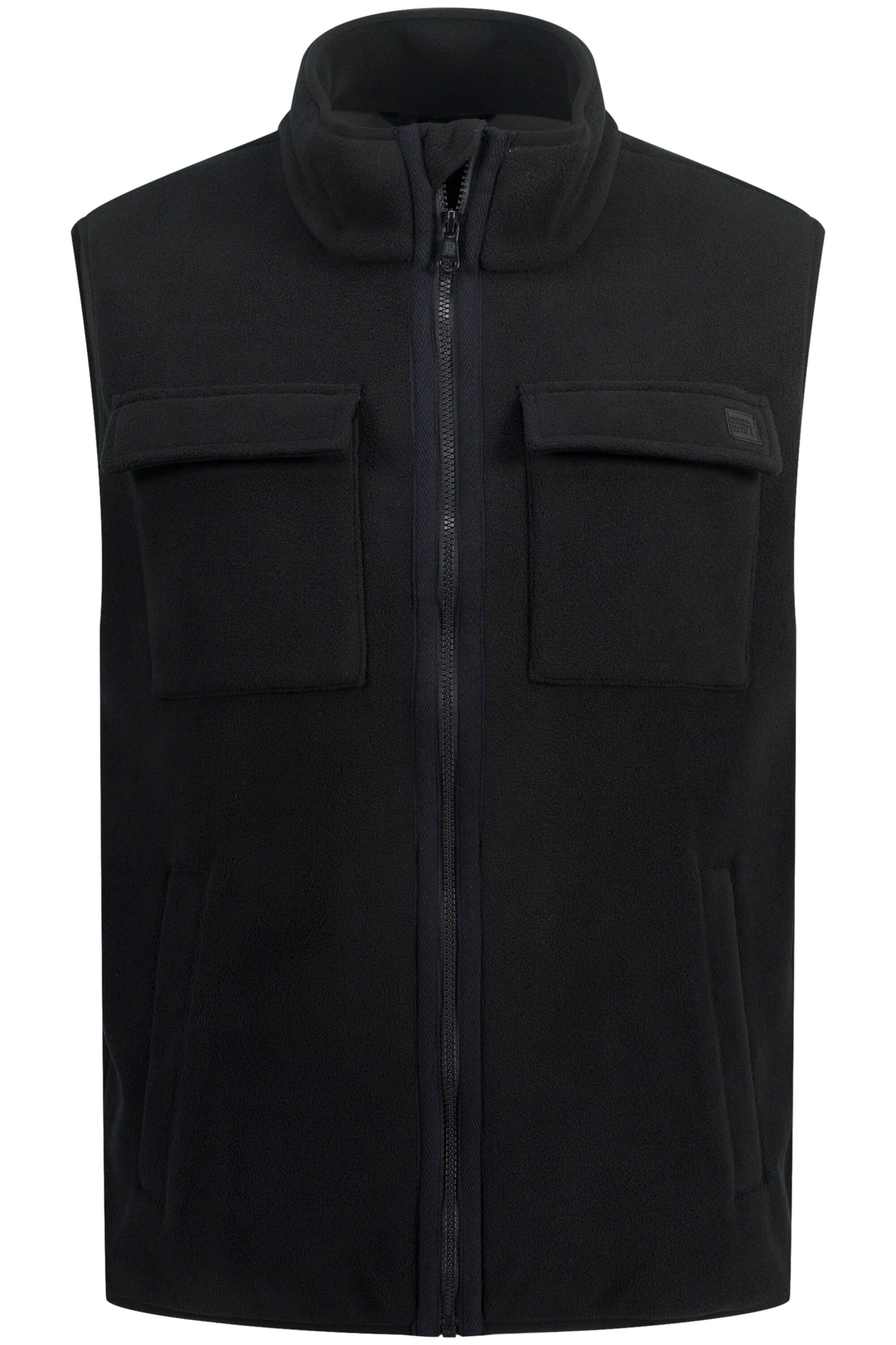 JAY-PI Weste in Schwarz: Vorderseite