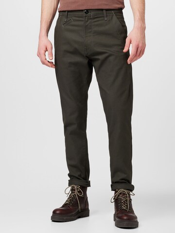 Coupe slim Pantalon chino 'Bronson 2.0' G-Star RAW en gris : devant