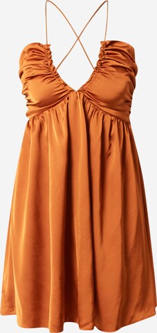 Robe Abercrombie & Fitch en marron : devant