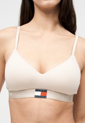 Tommy Hilfiger Underwear Сутиен с триъгълни чашки Сутиен в бежово: отпред