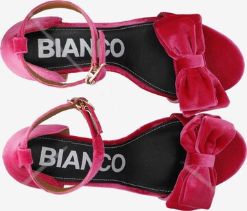 Bianco Sandaler med rem i pink