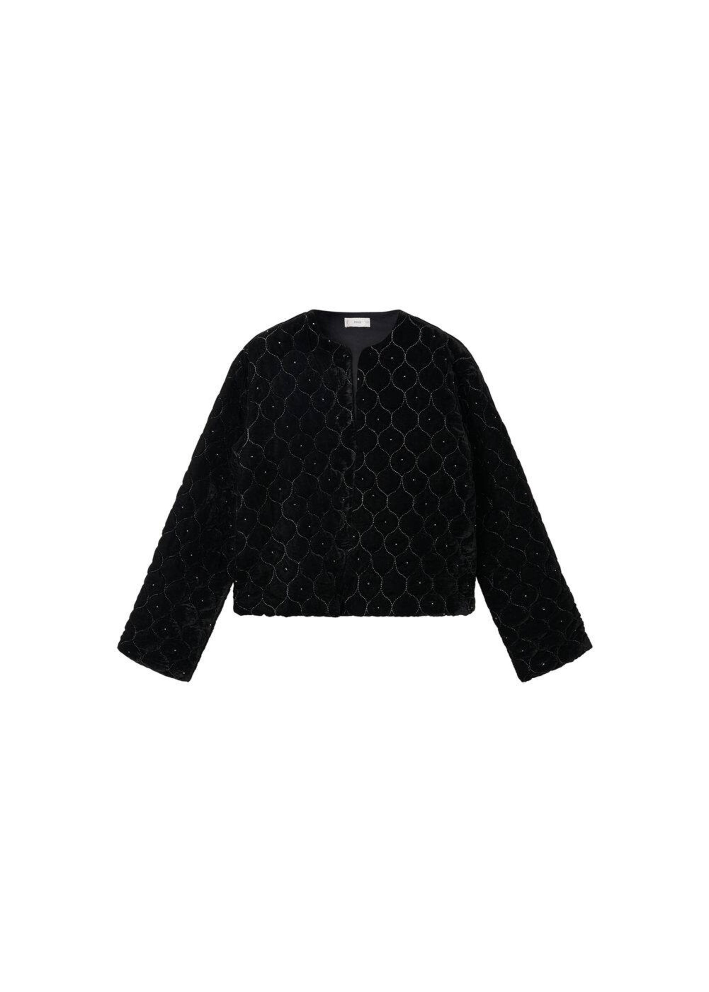 MANGO TEEN Between-Season Jacket 'Cheersbl' in Black: front