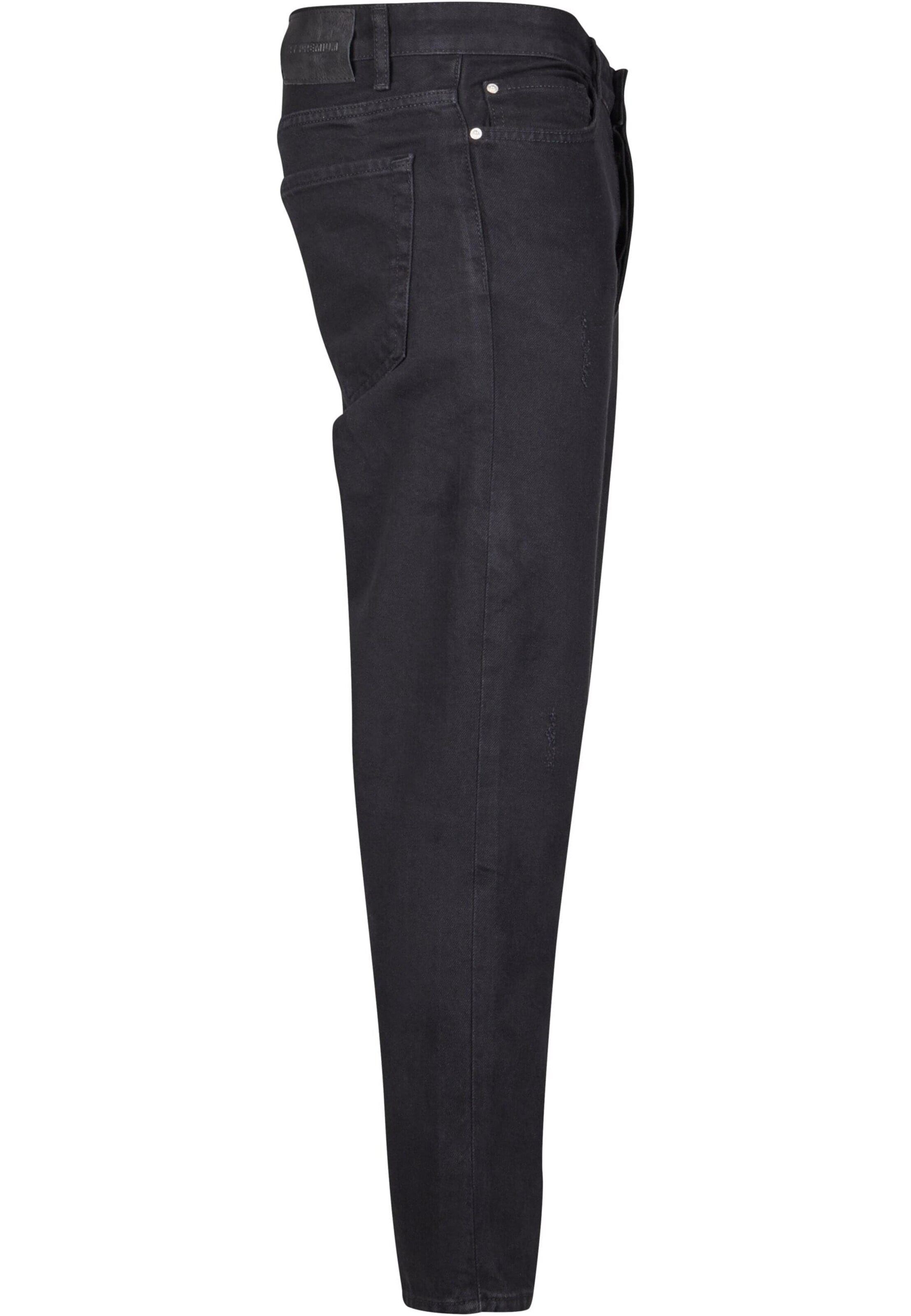 2Y Premium Tapered Jeans in Zwart