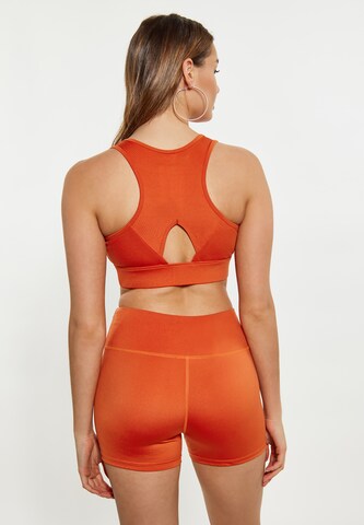 faina Athlsr Bralette Sports Bra in Orange