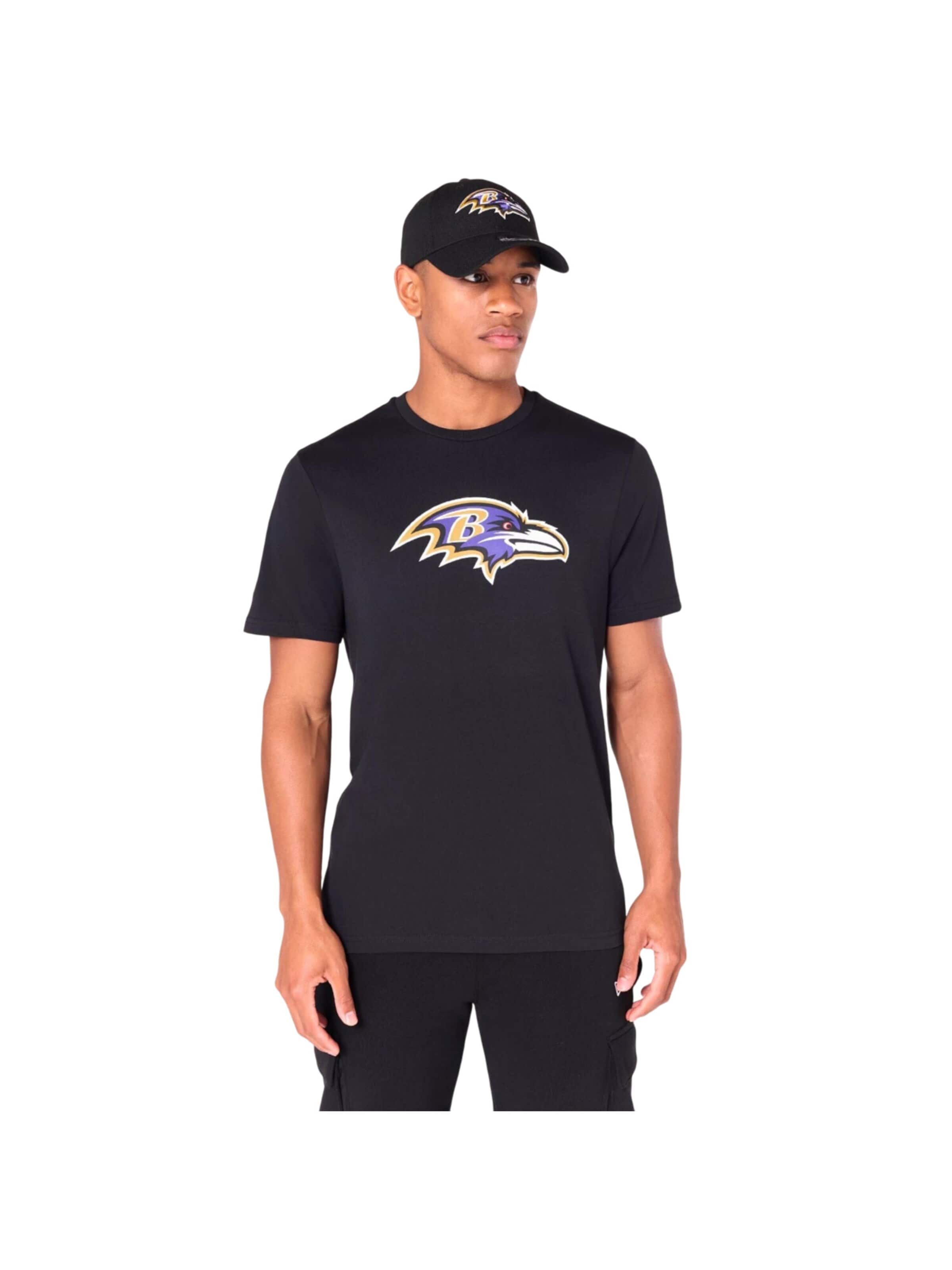 NEW ERA Shirt 'NFL Baltimore Ravens' in Black: front