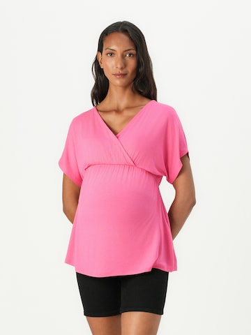 Only Maternity Koszulka 'OLMAMAZE LONNY' w kolorze różowy