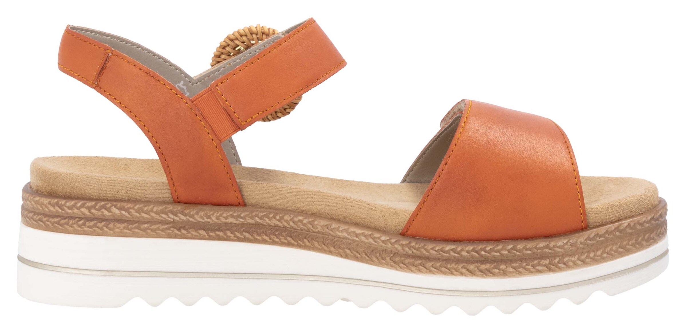 REMONTE Strap Sandals in Orange