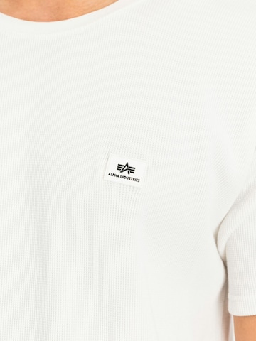 ALPHA INDUSTRIES Shirt in White