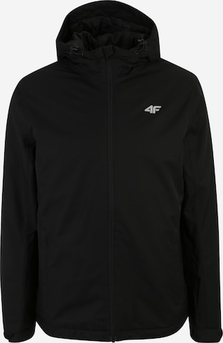 4F Athletic Jacket in Black: front