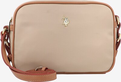 U.S. POLO ASSN. Sac à bandoulière en beige / marron / or, Vue avec produit