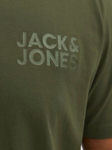 T-Shirt 'JJECorp' Jack & Jones Plus en vert