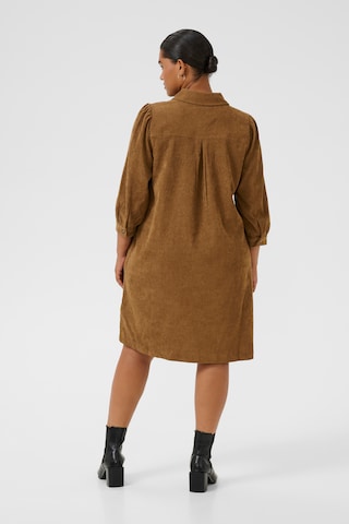 Robe-chemise 'Verana ' KAFFE CURVE en marron
