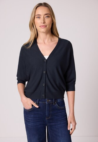 STREET ONE Strickjacke in Blau: Vorderseite