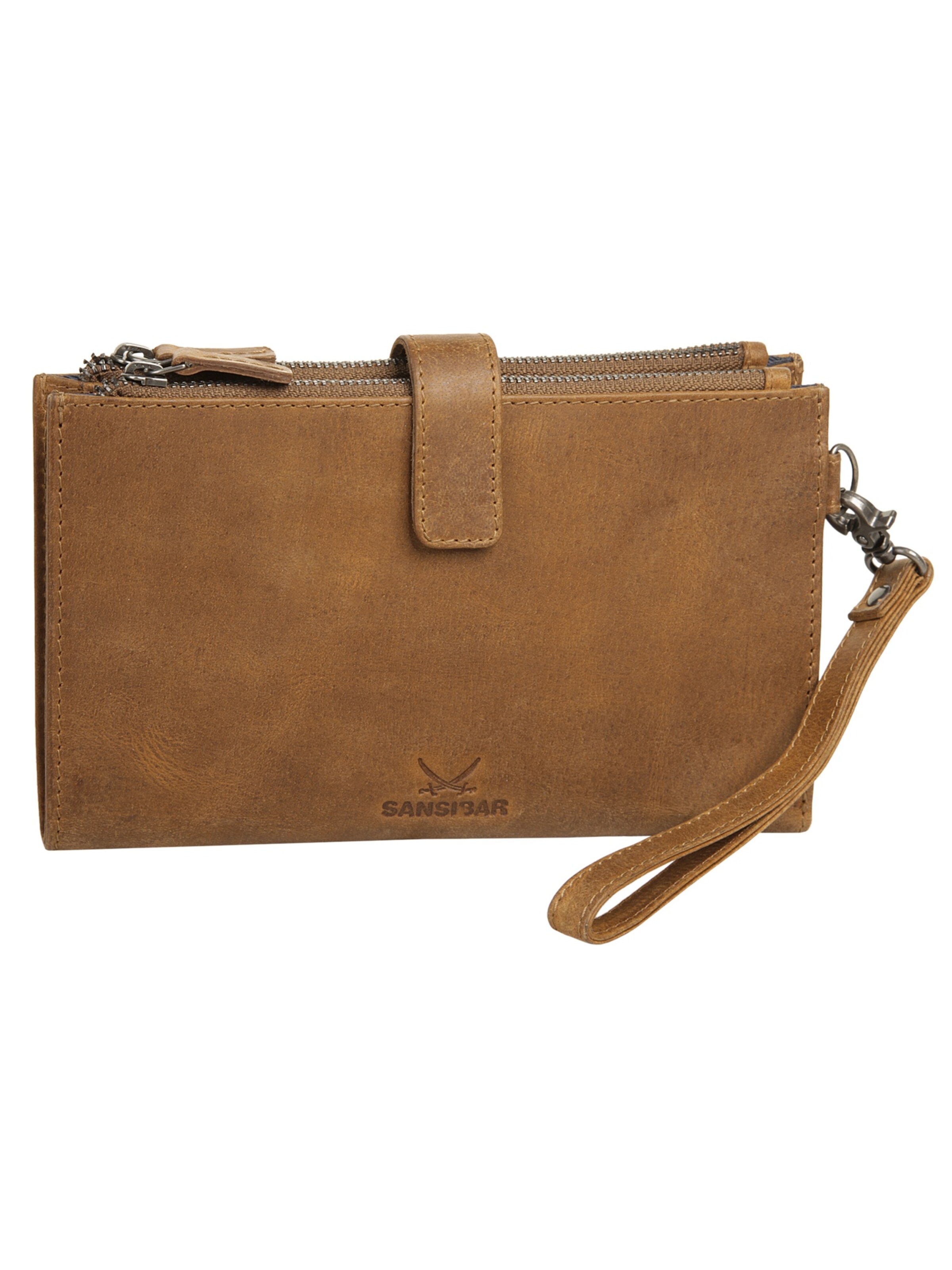 SANSIBAR Portemonnaie 'SYLT'‌‌‌‌‌‌‌‌ in Braun