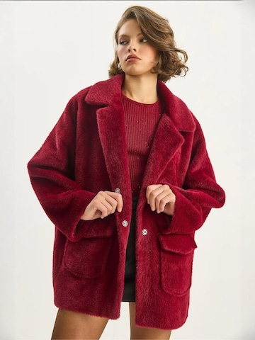 Bianco Lucci - Sobretudo de inverno em vermelho