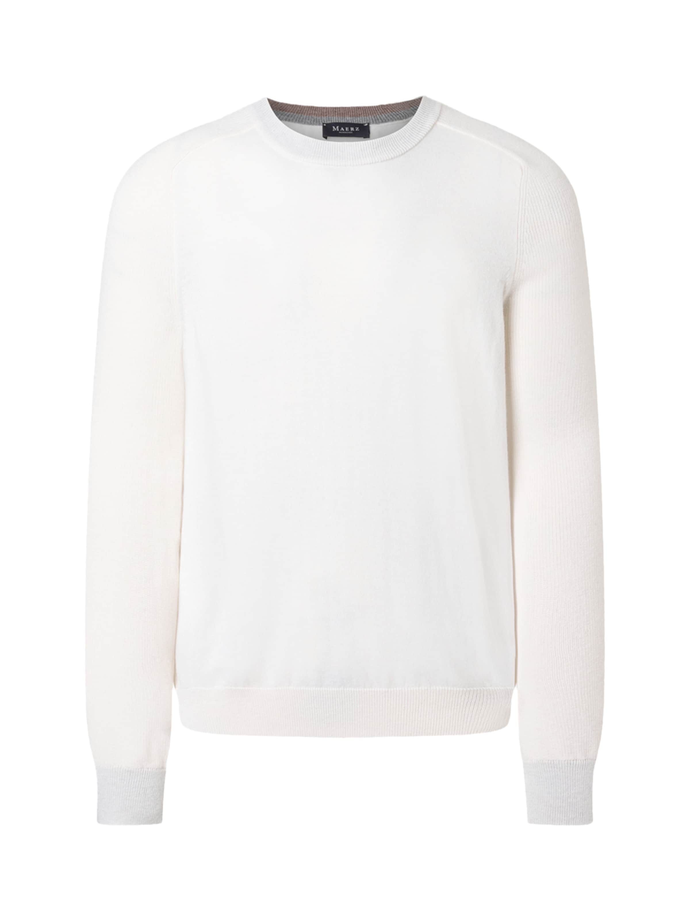 MAERZ Muenchen Pullover '449500' in Weiß: Vorderseite
