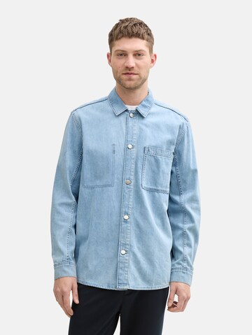 TOM TAILOR Comfort fit Overhemd in Blauw: voorkant