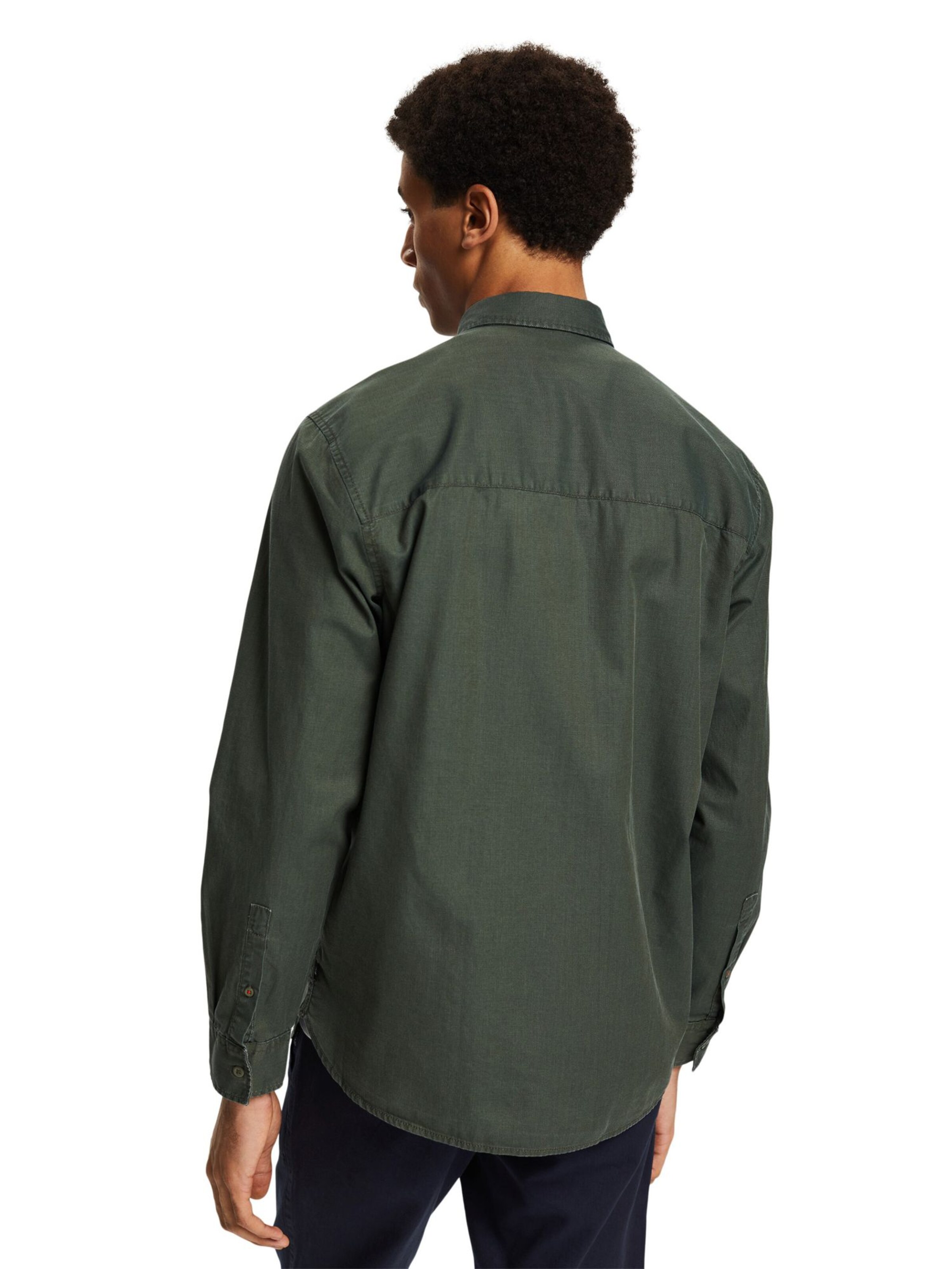 Männer Hemden EDC BY ESPRIT Hemd in Khaki - OT26567