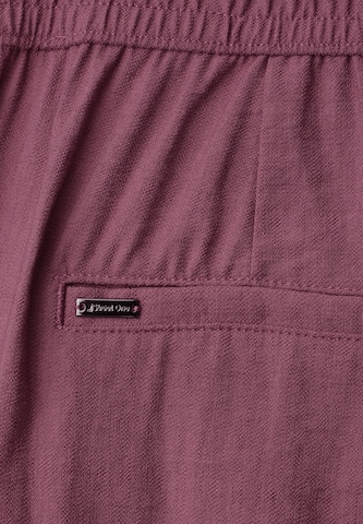 STREET ONE Loosefit Hose in Lila