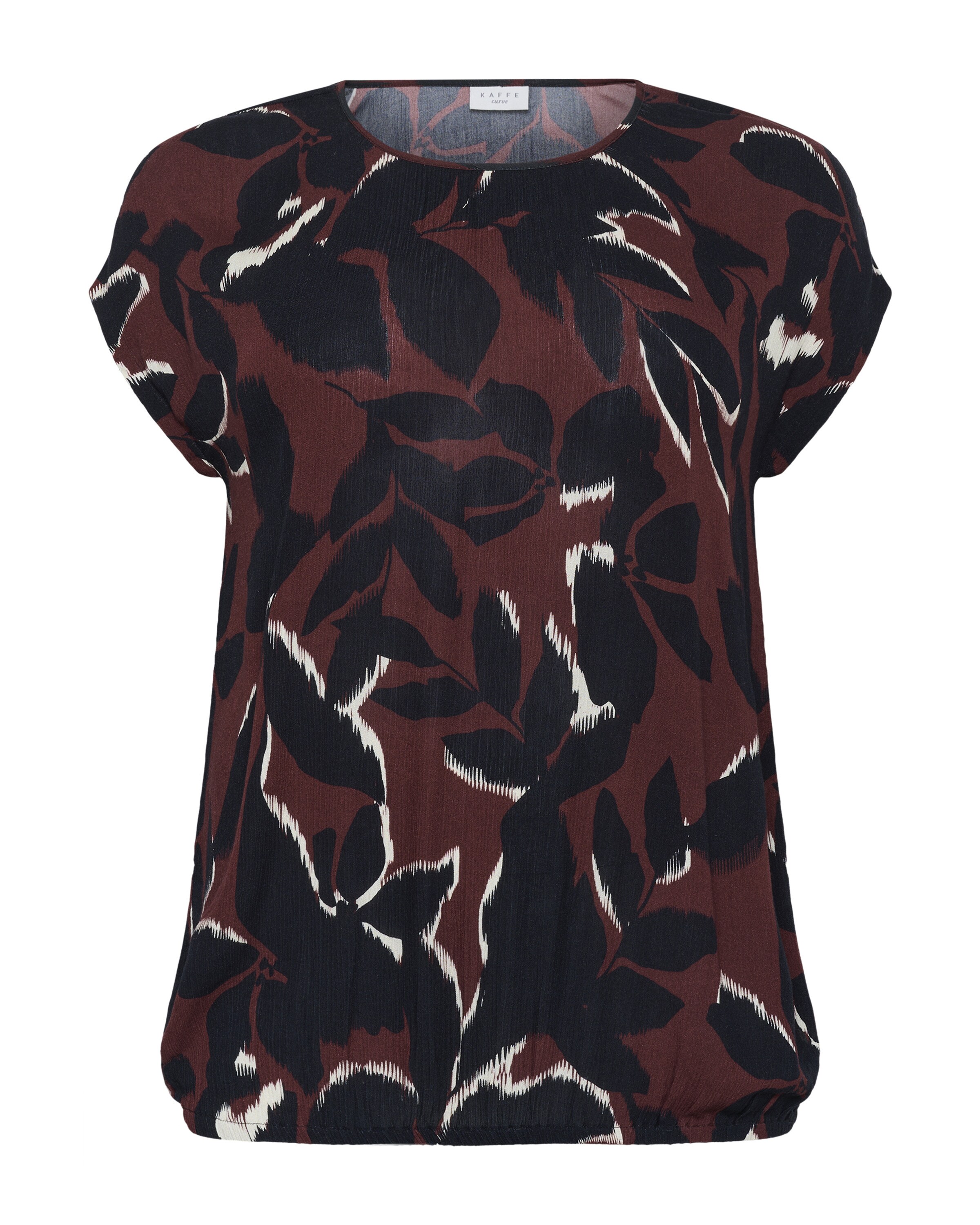 KAFFE CURVE Bluse 'KCAmi' in Rot: Vorderseite