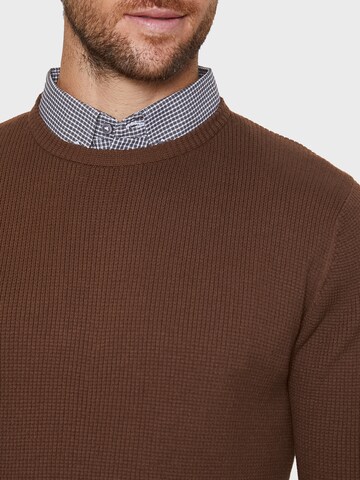 Threadbare Sweater 'Alexander' in Brown