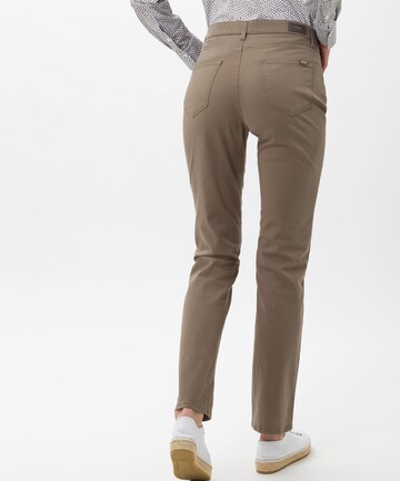 BRAX Regular Chino Pants 'Carola' in Grey: back