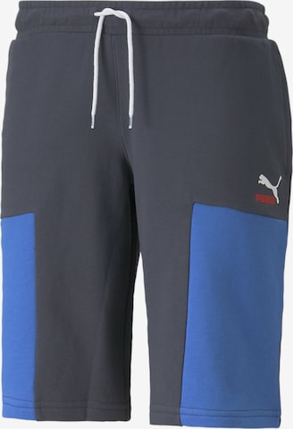 regular Pantaloni di PUMA in blu: frontale