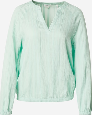 Chemisier s.Oliver en vert : devant
